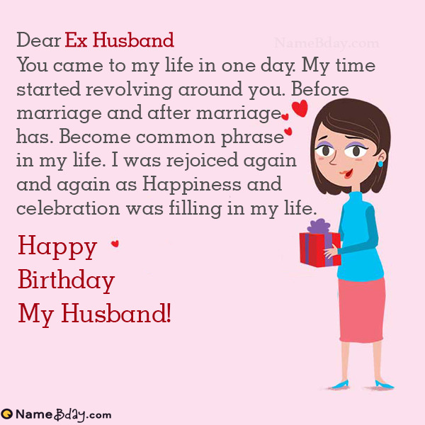 Happy Birthday Ex Husband Images Of Cakes Cards Wishes